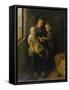 The Reading Lesson-Jacob Simon Kever-Framed Stretched Canvas