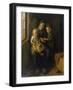 The Reading Lesson-Jacob Simon Kever-Framed Giclee Print