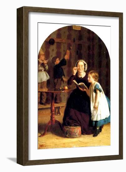 The Reading Lesson-Seymour Joseph Guy-Framed Giclee Print