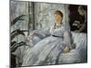 The Reading, Mme, Manet and Her Son, Léon Koella-Leenhoff, 1869-Edouard Manet-Mounted Giclee Print