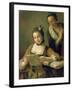 The Reading (Oil on Canvas)-Pietro Antonio Rotari-Framed Giclee Print