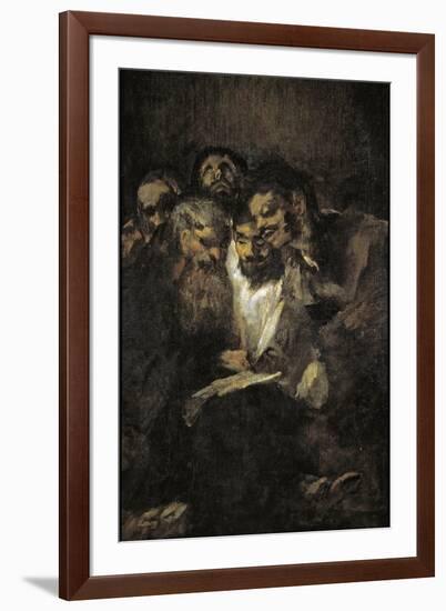 The Reading (Politician)-Francisco de Goya-Framed Giclee Print