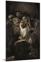 The Reading (Politician)-Francisco de Goya-Mounted Giclee Print