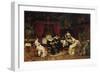 The Reading. Wenceslas Brozik, 1880-Wenzel Von Brozik-Framed Giclee Print