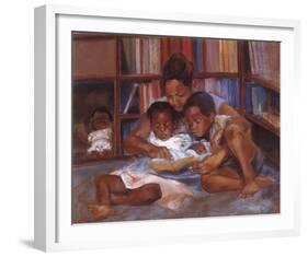 The Reading-Sharon Wilson-Framed Giclee Print