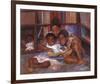 The Reading-Sharon Wilson-Framed Giclee Print