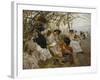 The Reading-Ettore Tito-Framed Giclee Print