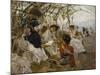 The Reading-Ettore Tito-Mounted Giclee Print