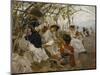 The Reading-Ettore Tito-Mounted Giclee Print