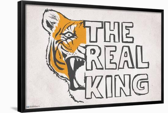 The Real King - Tiger-Trends International-Framed Poster