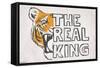 The Real King - Tiger-Trends International-Framed Stretched Canvas