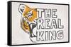 The Real King - Tiger-Trends International-Framed Stretched Canvas