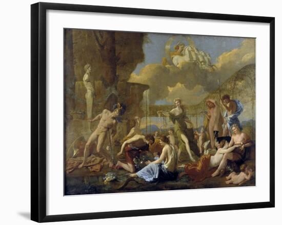 The Realm of Flora, 1630-31-Nicolas Poussin-Framed Giclee Print