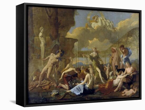 The Realm of Flora, 1630-31-Nicolas Poussin-Framed Stretched Canvas