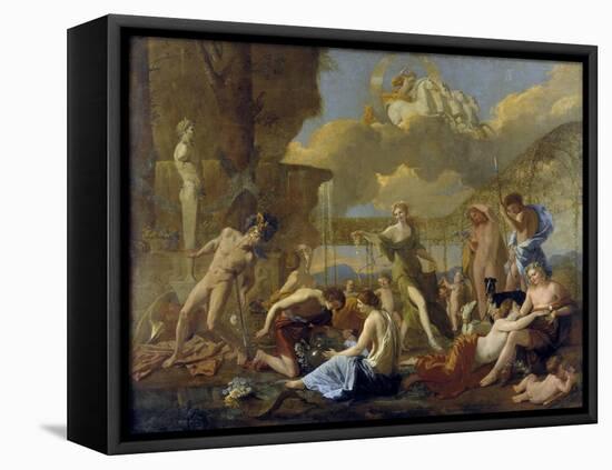 The Realm of Flora, 1630-31-Nicolas Poussin-Framed Stretched Canvas