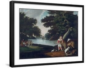 The Realm of Peace-Edward Hicks-Framed Giclee Print