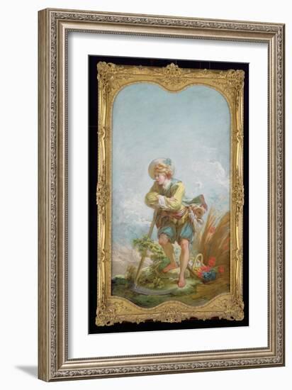 The Reaper, 1754/55-Jean-Honoré Fragonard-Framed Giclee Print