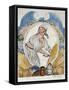 The Reaper, 1918-Boris Mikhajlovich Kustodiev-Framed Stretched Canvas