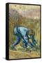 The Reaper (after Millet). Date: September 1889, Saint-Rémy-de-Provence. Dimensions: 44 cm x 33 ...-VINCENT VAN GOGH-Framed Stretched Canvas