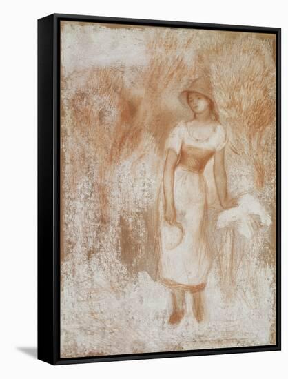 The Reaper, C.1890-Pierre-Auguste Renoir-Framed Stretched Canvas