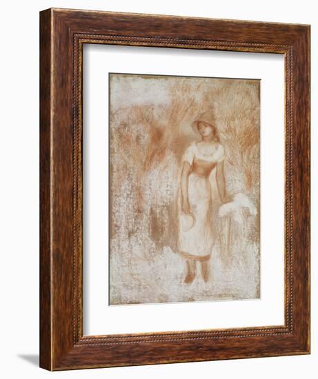 The Reaper, C.1890-Pierre-Auguste Renoir-Framed Giclee Print