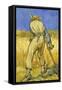 The Reaper-Vincent van Gogh-Framed Stretched Canvas
