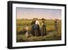 The Reapers, 1860-Jules Breton-Framed Giclee Print