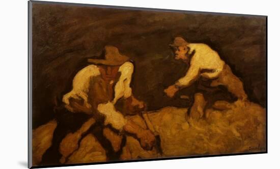 The Reapers, c.1922-Albin Egger-lienz-Mounted Art Print