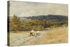 The Reapers-Helen Allingham-Stretched Canvas