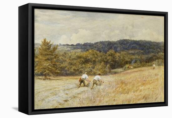 The Reapers-Helen Allingham-Framed Stretched Canvas