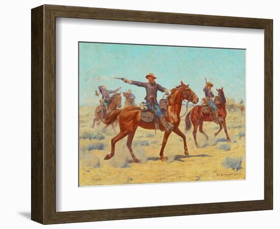 The Rear Guard, 1907-Charles Schreyvogel-Framed Giclee Print