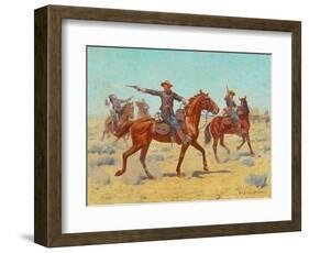 The Rear Guard, 1907-Charles Schreyvogel-Framed Giclee Print