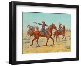 The Rear Guard, 1907-Charles Schreyvogel-Framed Giclee Print