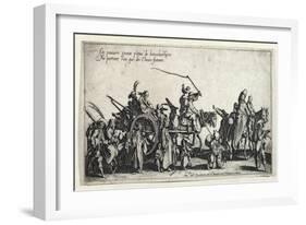 The Rear Guard-Jacques Callot-Framed Art Print