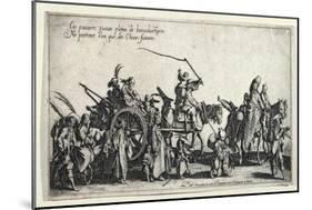 The Rear Guard-Jacques Callot-Mounted Art Print