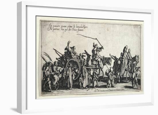 The Rear Guard-Jacques Callot-Framed Art Print