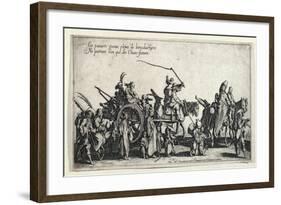 The Rear Guard-Jacques Callot-Framed Art Print