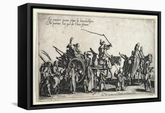 The Rear Guard-Jacques Callot-Framed Stretched Canvas