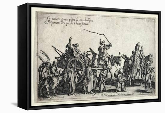 The Rear Guard-Jacques Callot-Framed Stretched Canvas