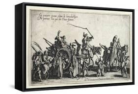 The Rear Guard-Jacques Callot-Framed Stretched Canvas