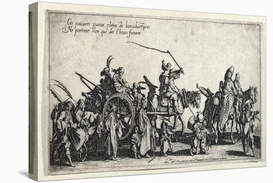 The Rear Guard-Jacques Callot-Stretched Canvas