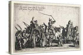 The Rear Guard-Jacques Callot-Stretched Canvas
