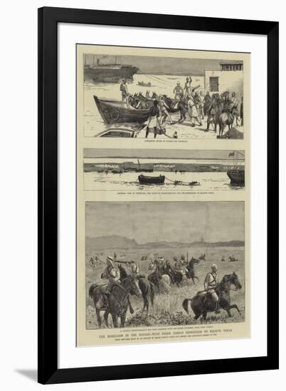 The Rebellion in the Soudan, with Baker Pasha's Expedition to Relieve Tokar-null-Framed Giclee Print