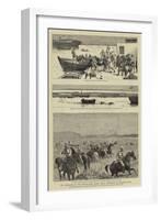 The Rebellion in the Soudan, with Baker Pasha's Expedition to Relieve Tokar-null-Framed Giclee Print