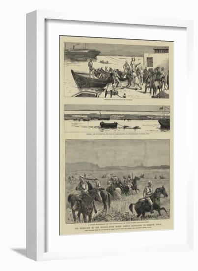 The Rebellion in the Soudan, with Baker Pasha's Expedition to Relieve Tokar-null-Framed Giclee Print