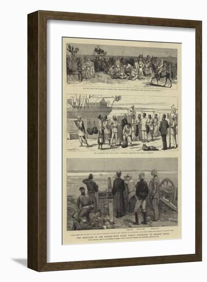 The Rebellion in the Soudan, with Baker Pasha's Expedition to Relieve Tokar-null-Framed Giclee Print