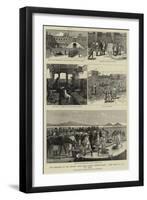 The Rebellion in the Soudan, with Baker Pasha's Reinforcements, from Cairo to Suez by Train-null-Framed Giclee Print