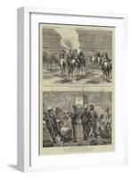 The Rebellion in the Soudan-Godefroy Durand-Framed Giclee Print