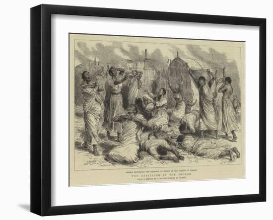 The Rebellion in the Soudan-Godefroy Durand-Framed Giclee Print