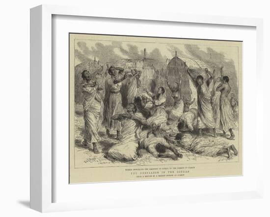 The Rebellion in the Soudan-Godefroy Durand-Framed Giclee Print